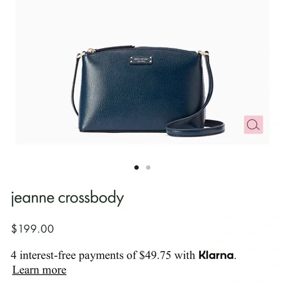 kate spade Bags Kate Spade Jeanne Crossbody Petrol Blue Poshmark